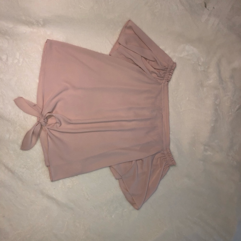 Pink off the shoulder top!